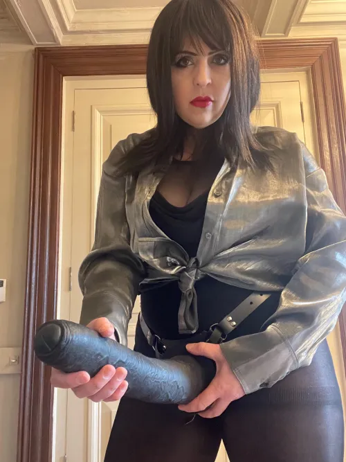 Bend over for Mistress and say “thank you!”