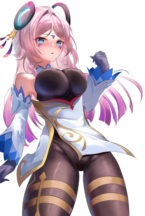 Citlali in Ganyu’s outfit