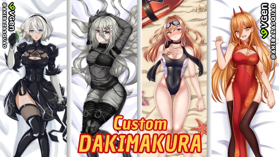 Commissions Open For Custom/Personalized Dakimakura!