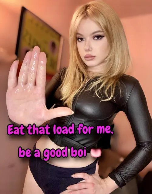 Eat it, you'll feel happy if you do [oc]