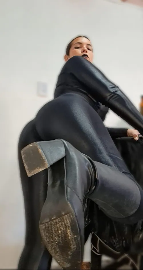 Every step I take in my boots reinforces my hold on you.