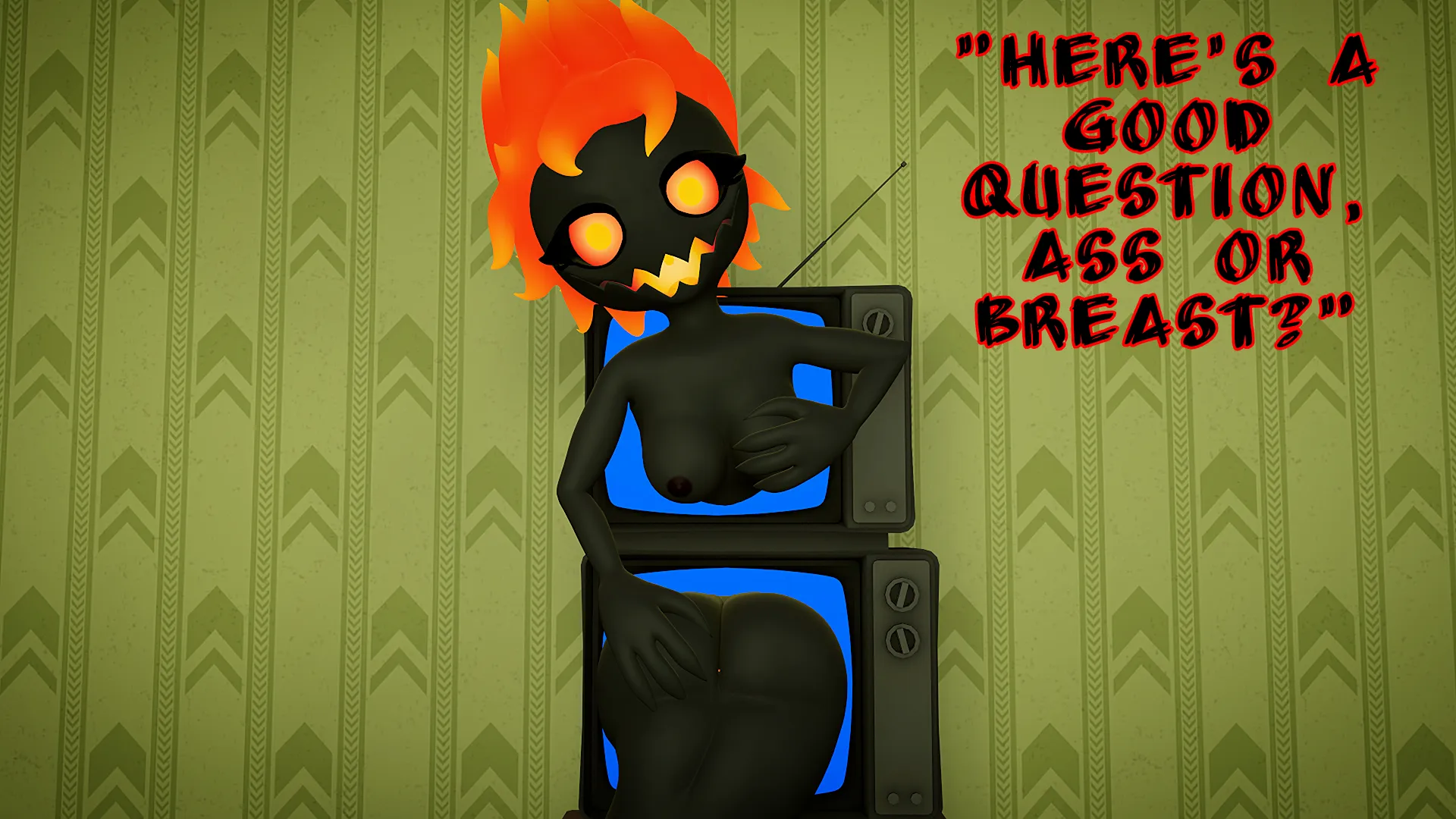 First post here I guess. Art done by me and model own by void willow (I think)