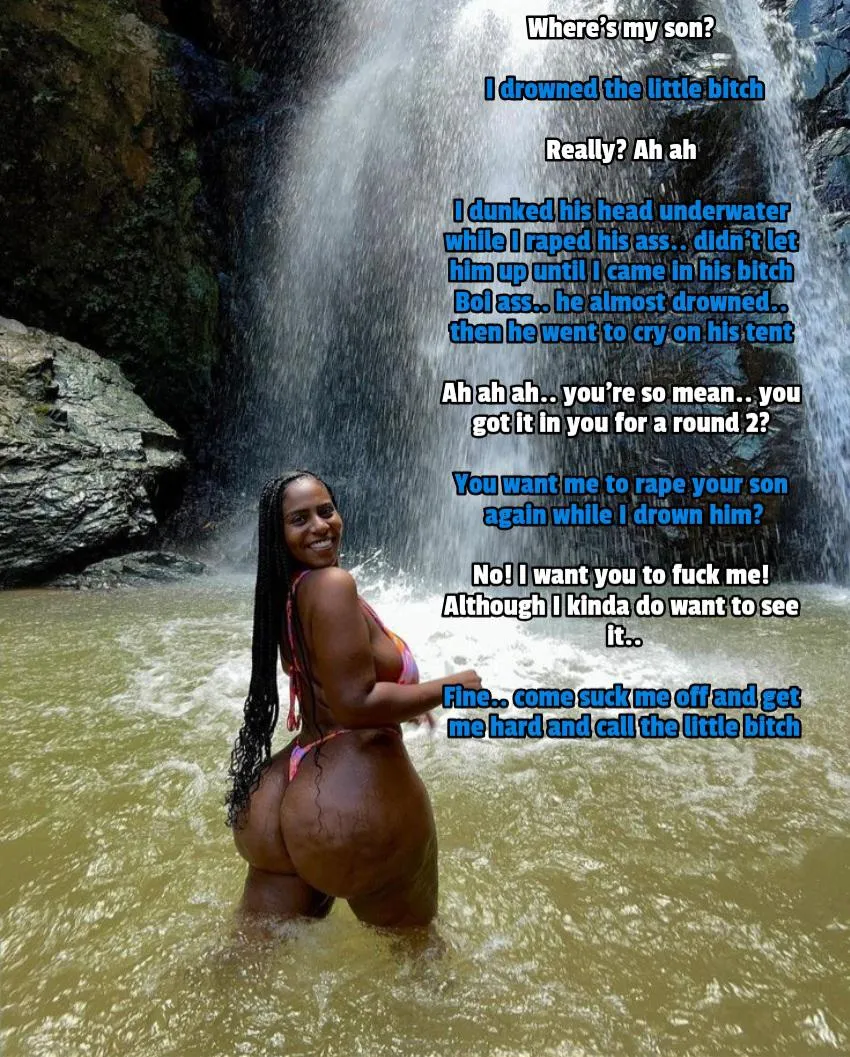 Going camping with the loser and his mom is actually fun (captionforever on imagefap)