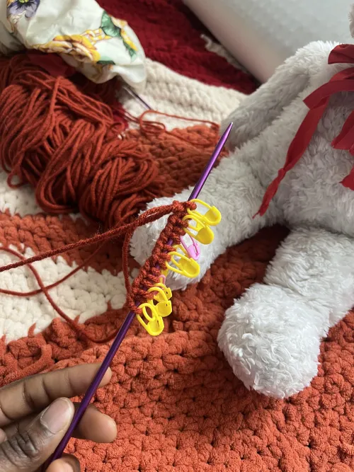 I hate counting my cast ons so I found this amazing technique to help me count them