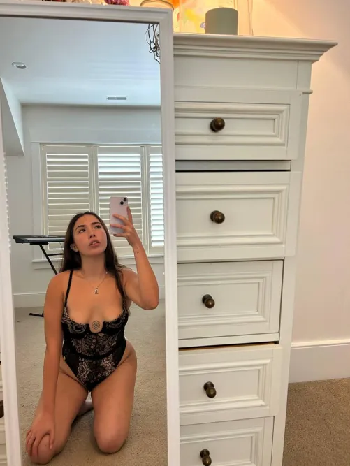 just trying my new lingerie