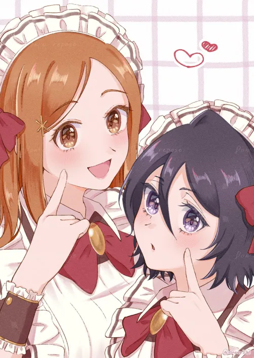 Kuchiki Rukia, Inoue Orihime (Bleach) [rinner373]