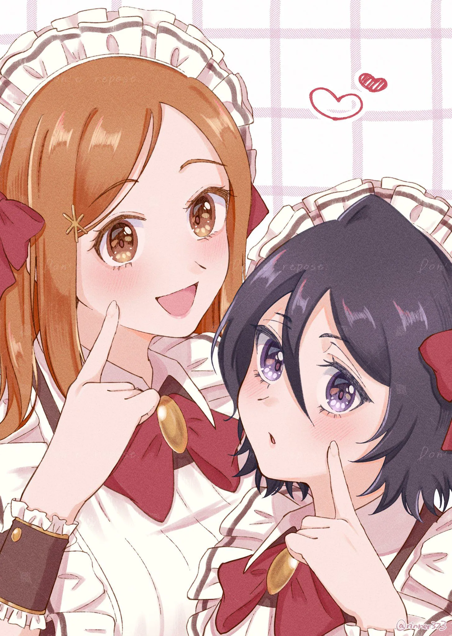 Kuchiki Rukia, Inoue Orihime (Bleach) [rinner373]