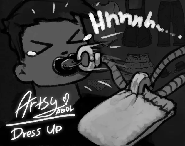 made a FREE game where you can dress up in diapers, cages and other stuff! :3