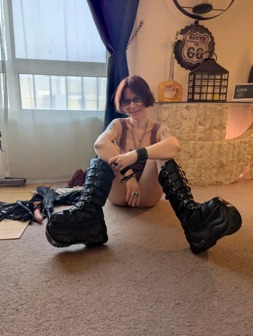 Platform boots are my favourite.