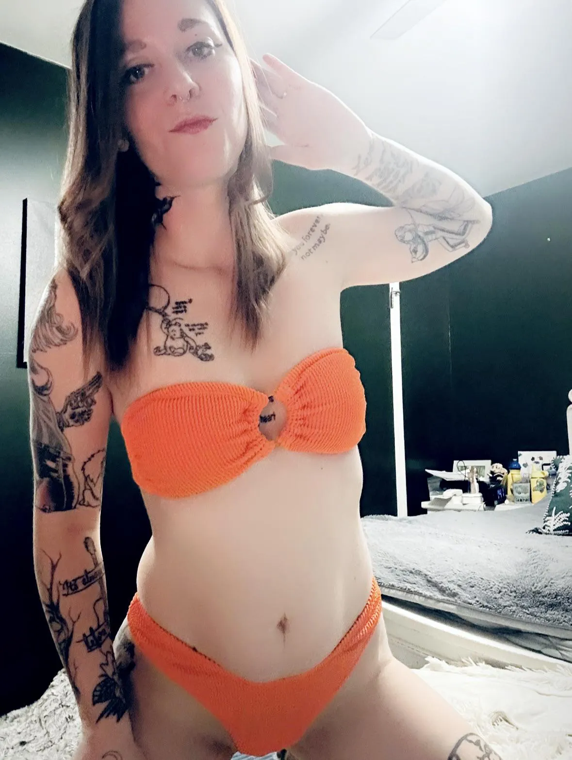 Ready to have some fun in the hot tub if you want to join me