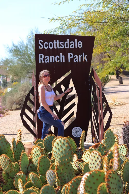 Running around Scottsdale