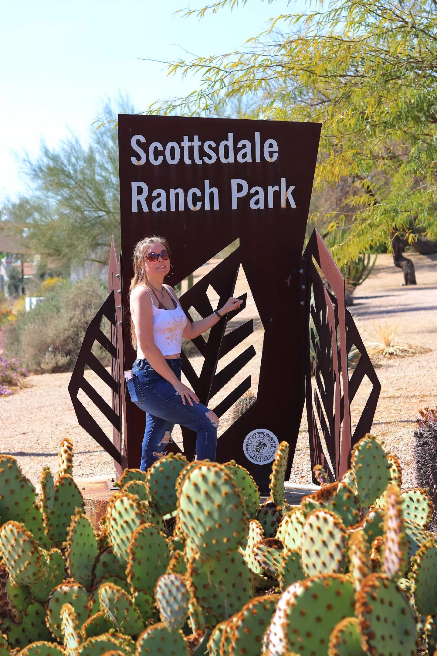 Running around Scottsdale