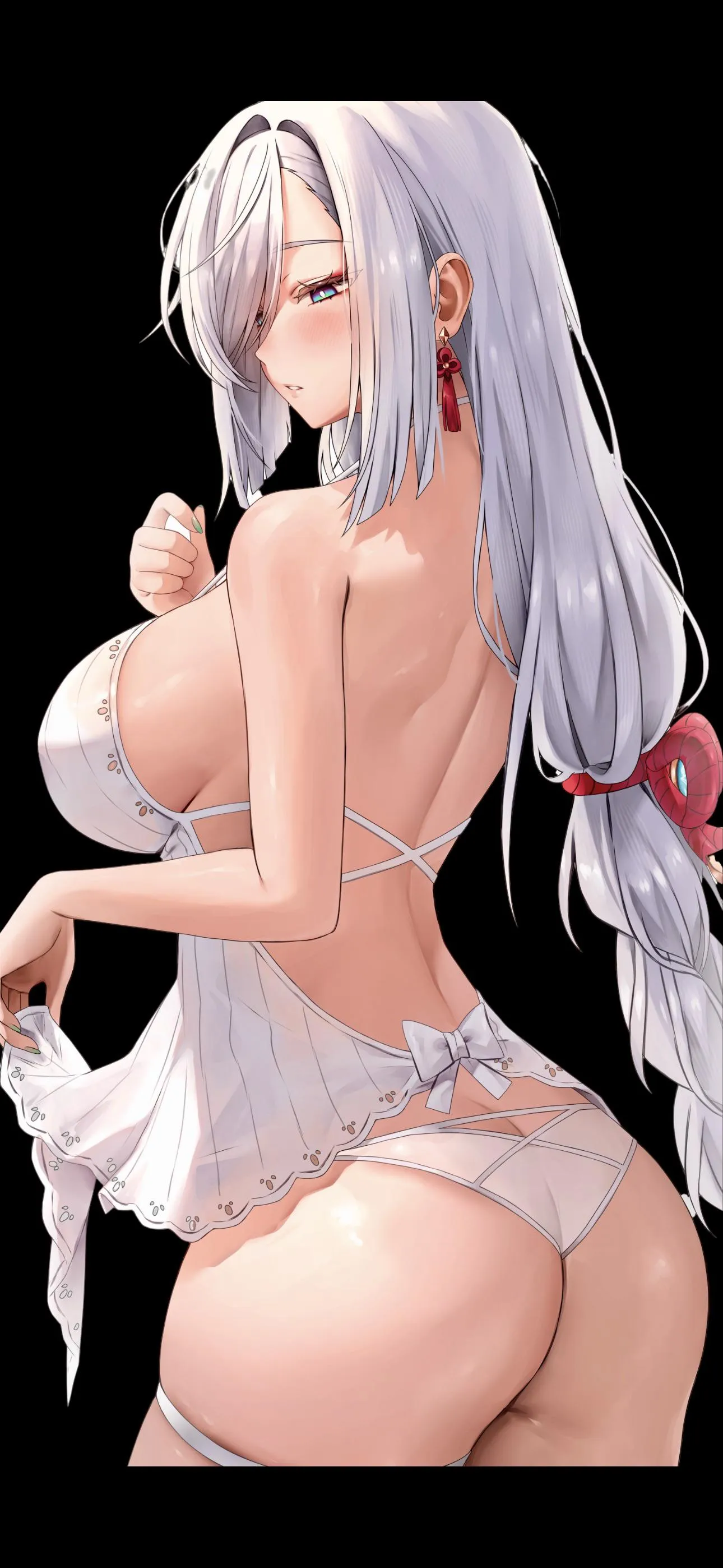 shenhe (genshin impact) 1290x2769