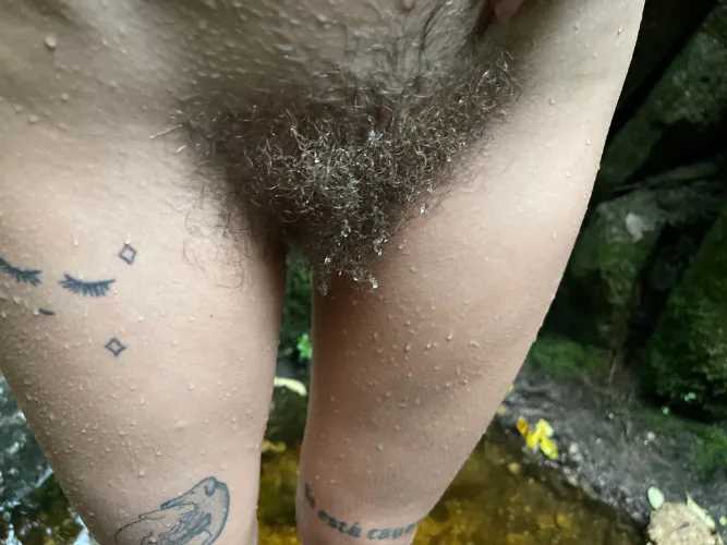 Untangle my messy bush with your tongue