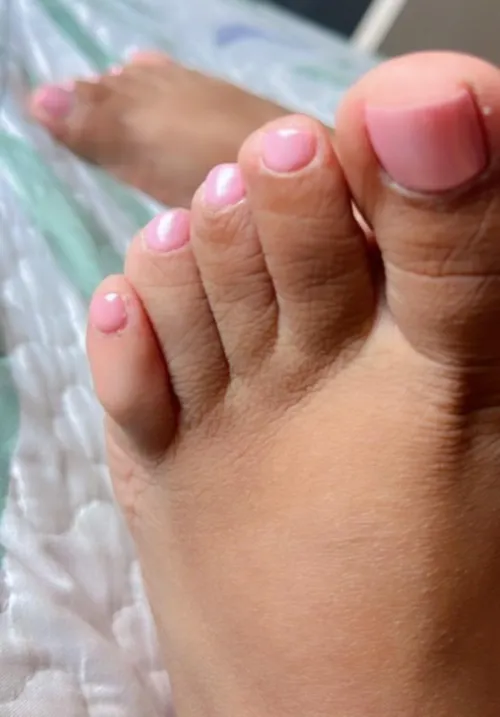 What would you do if you had my toes THIS close