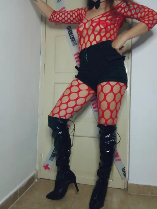 With these boots I will dominate your orgasm