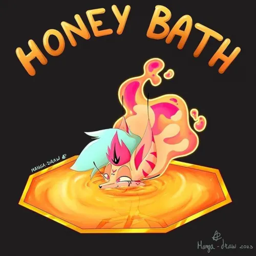 Would you join her for a honey bath? (manga_disegna)