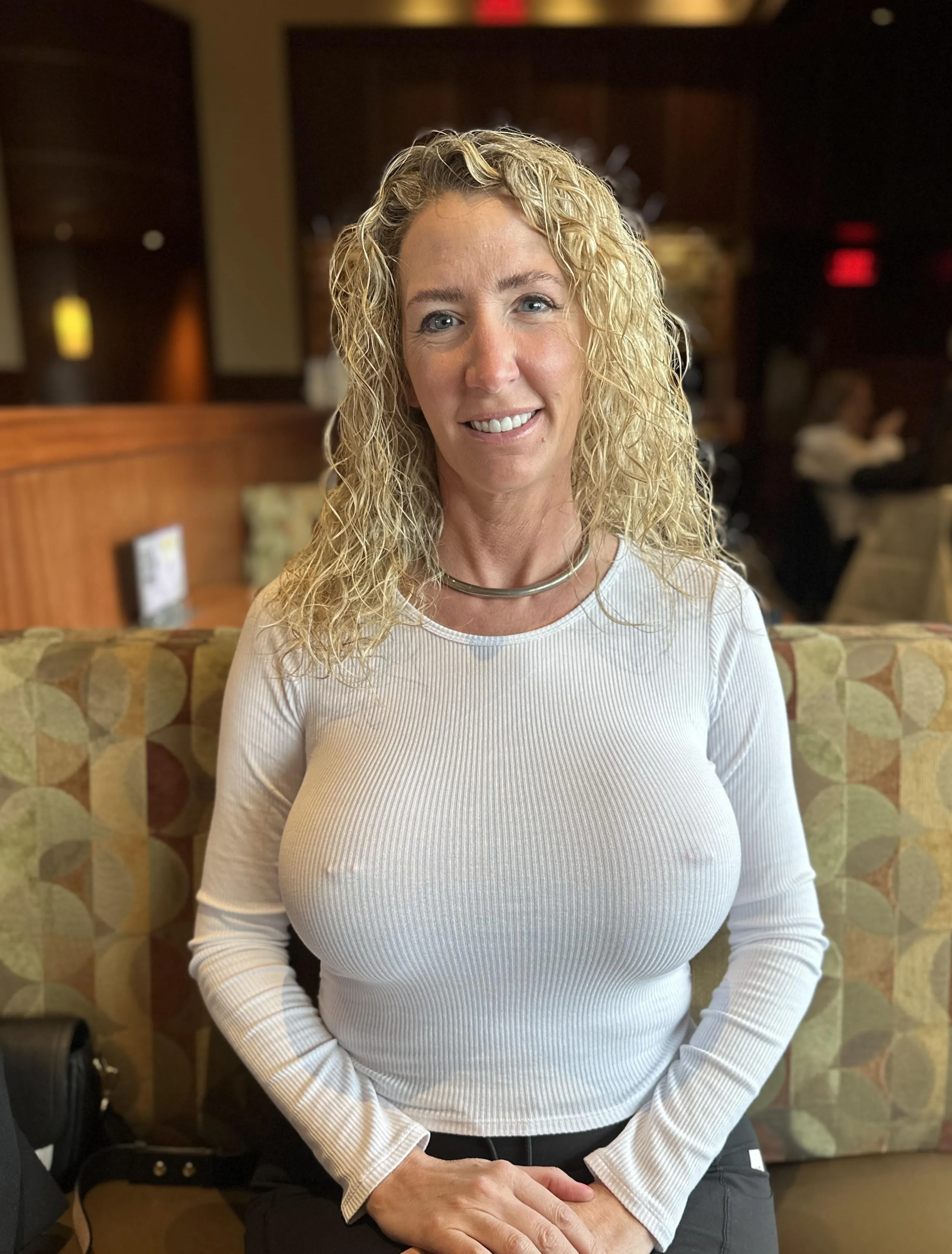 Braless lunch date ;)