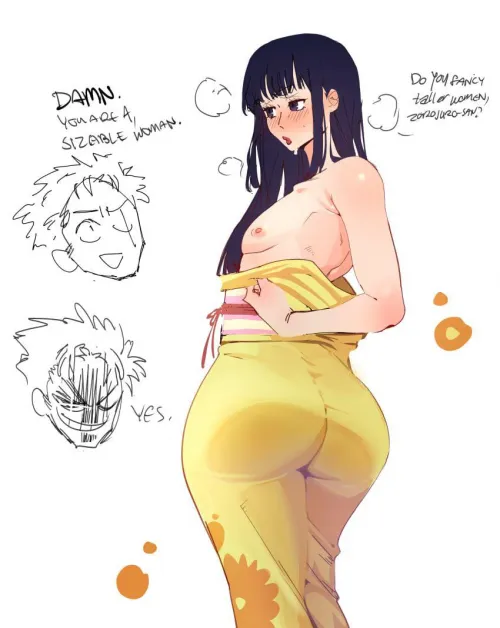 For how popular of a ship Kiku x zoro are I barely see any art of them two.  Especially any of her riding him or blowing him.