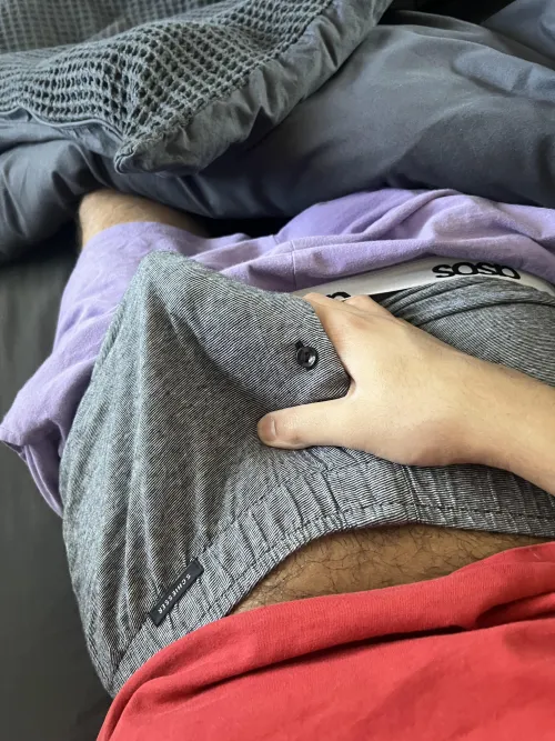 hard in these boxers this morning 😈