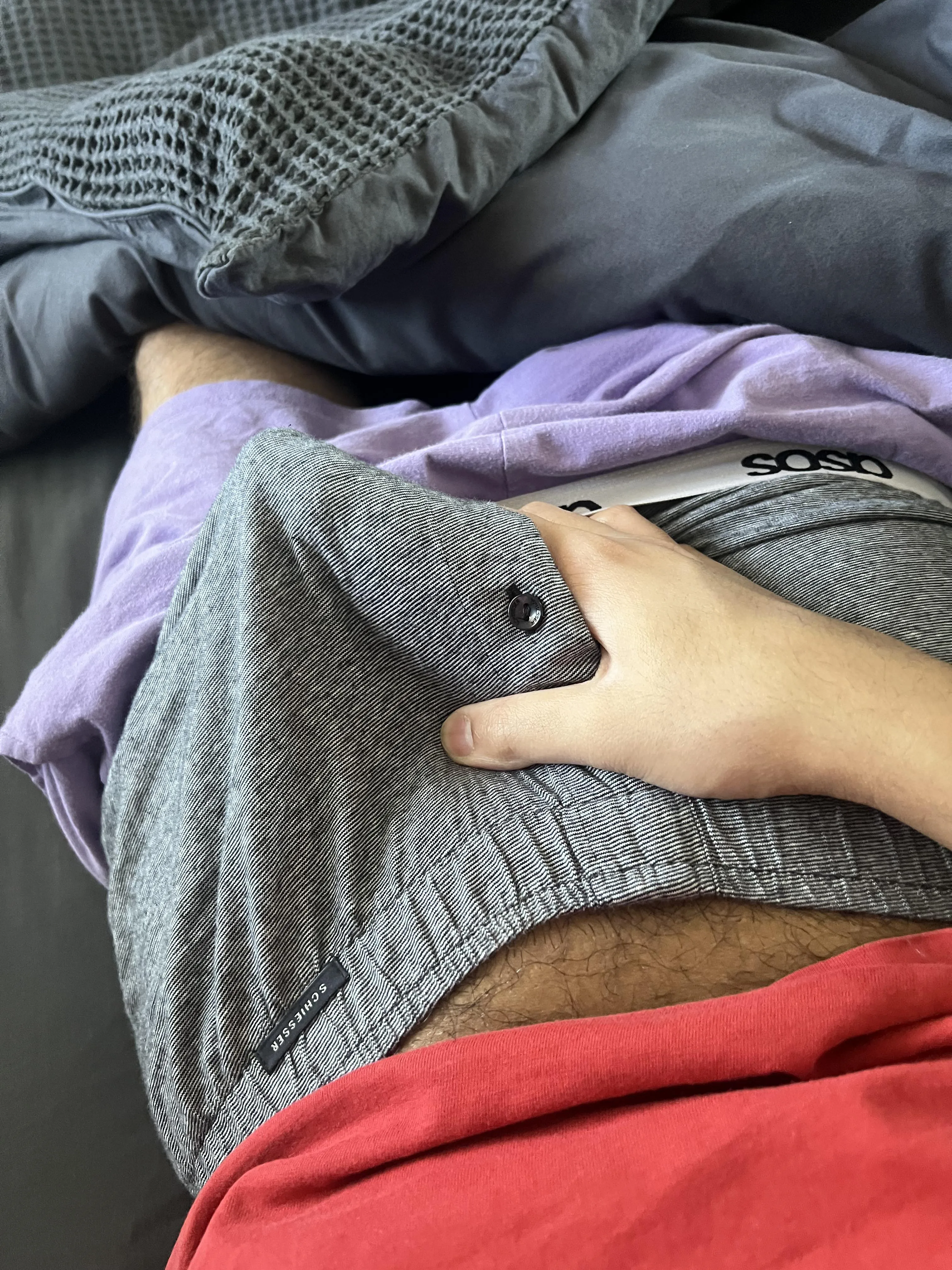 hard in these boxers this morning 😈
