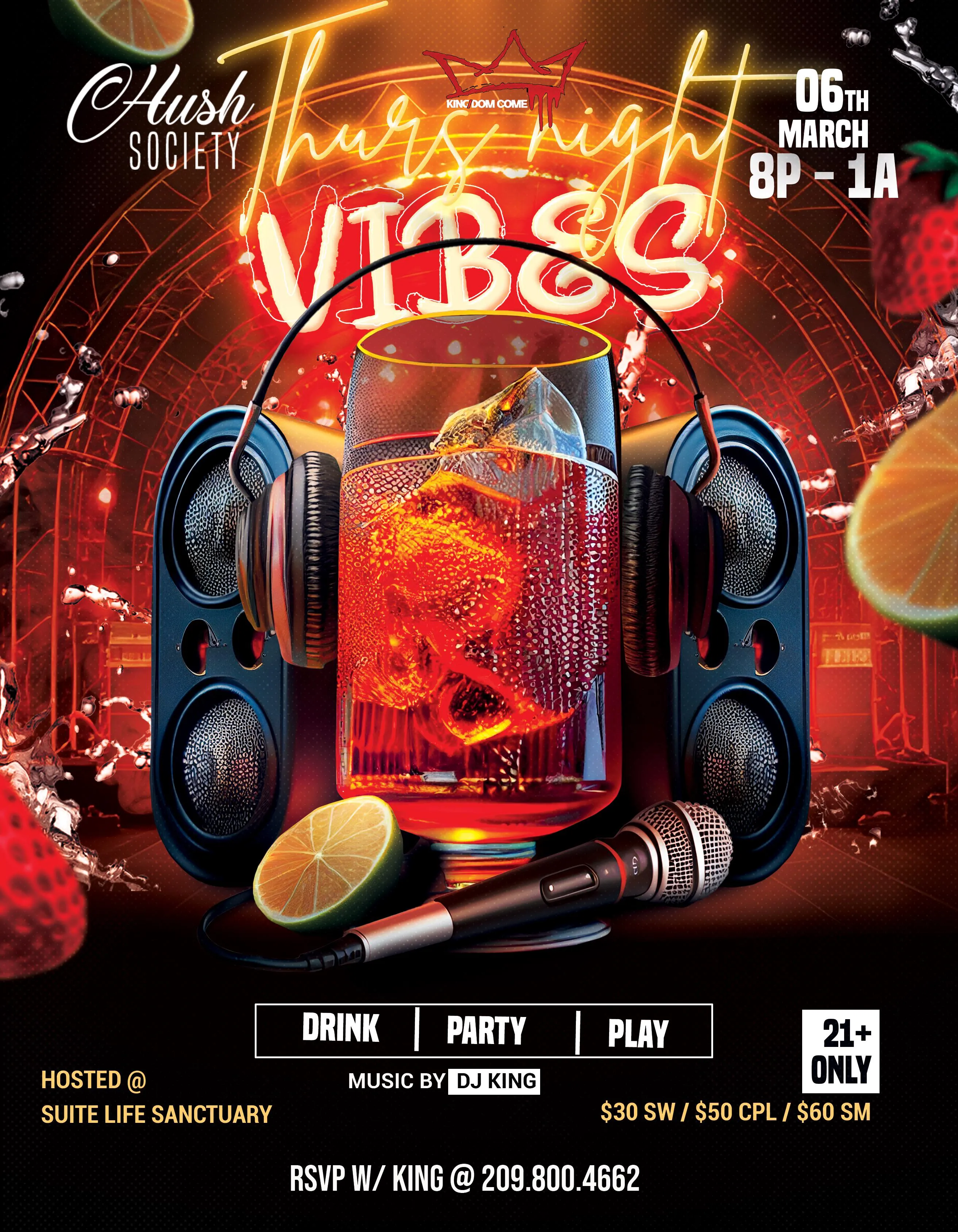 HUSH Soc. presents: Thursday night vibes.