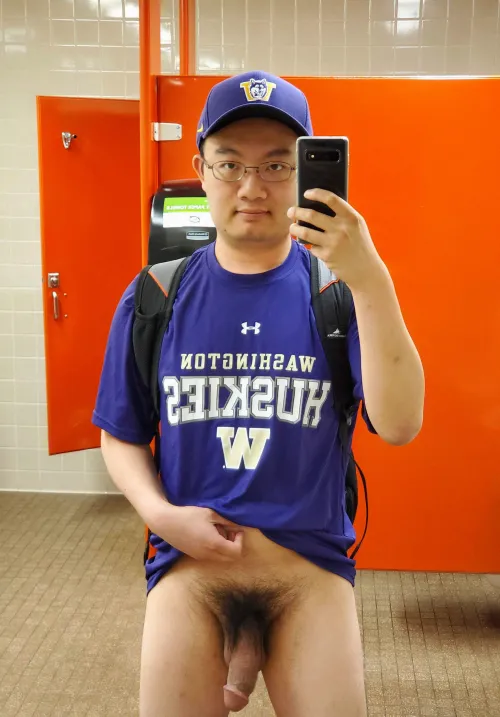 Just hanging out during a break