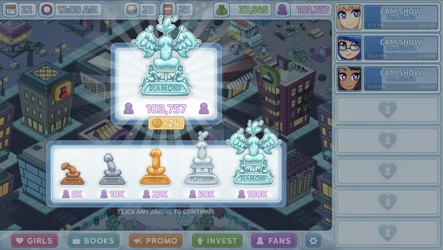 Managed the diamond trophy on a Low-(Wo)man run.