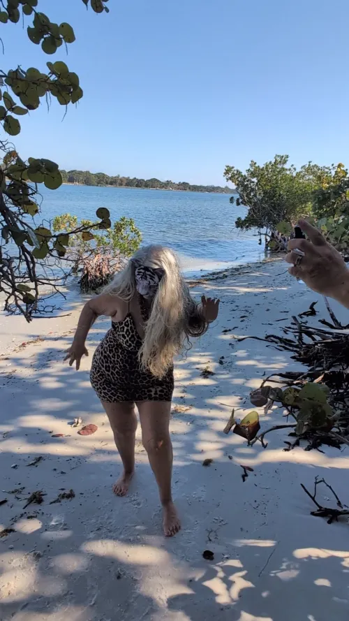 Playing at the rivers edge