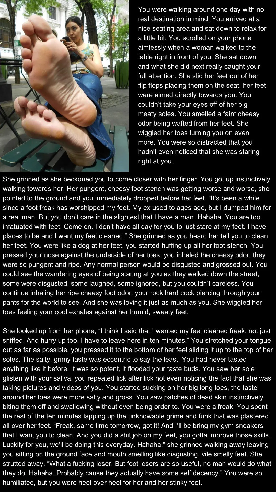 Public Foot Slave [Feet]