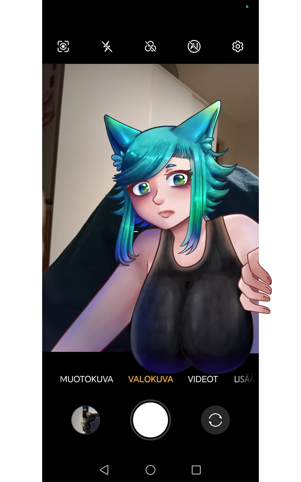 She just wants to say hi (Original)