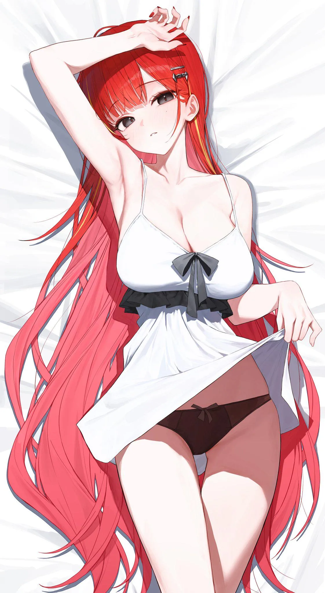 Showing her black pantsu [Vtuber]