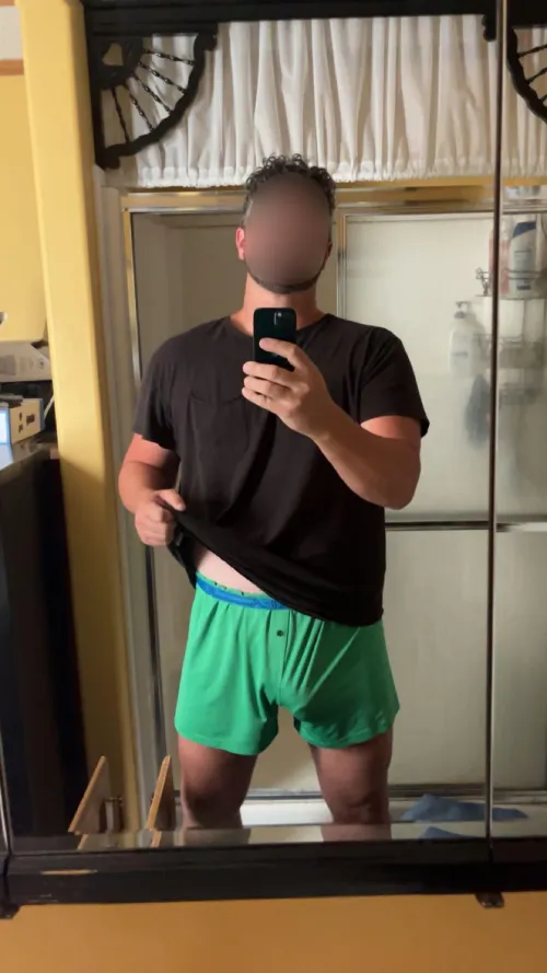 Softie in my favorite boxers. [29]