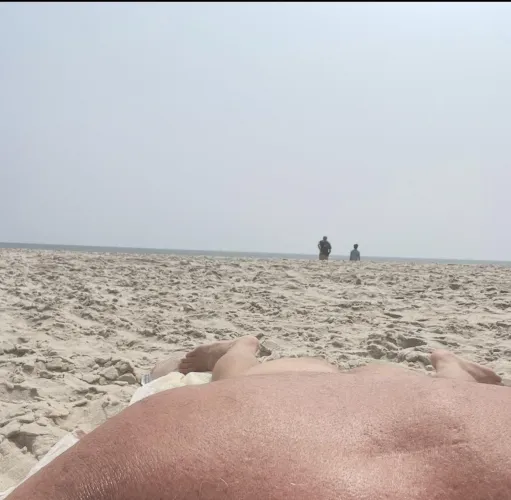 Sometimes you’re the only one naked on the beach