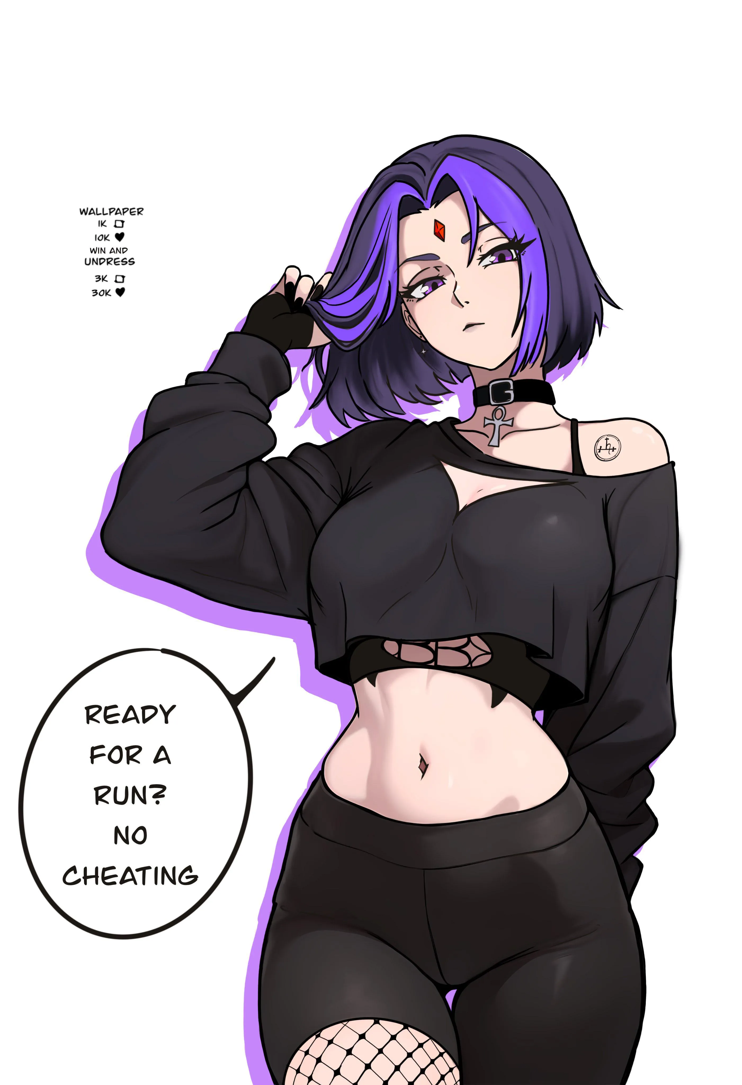 Sporty Raven (Redpostit)