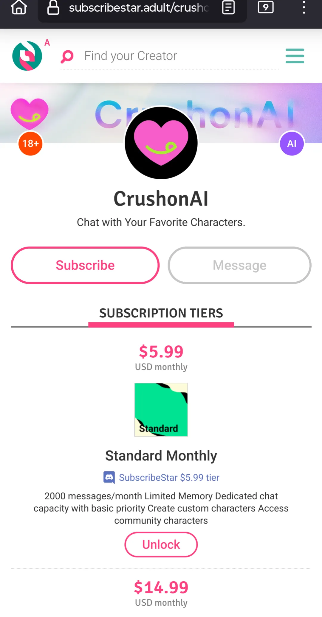 Trying to subscribe, wth is this, why is yearly done on the website but monthly is through this thing? How does this link back to the website?