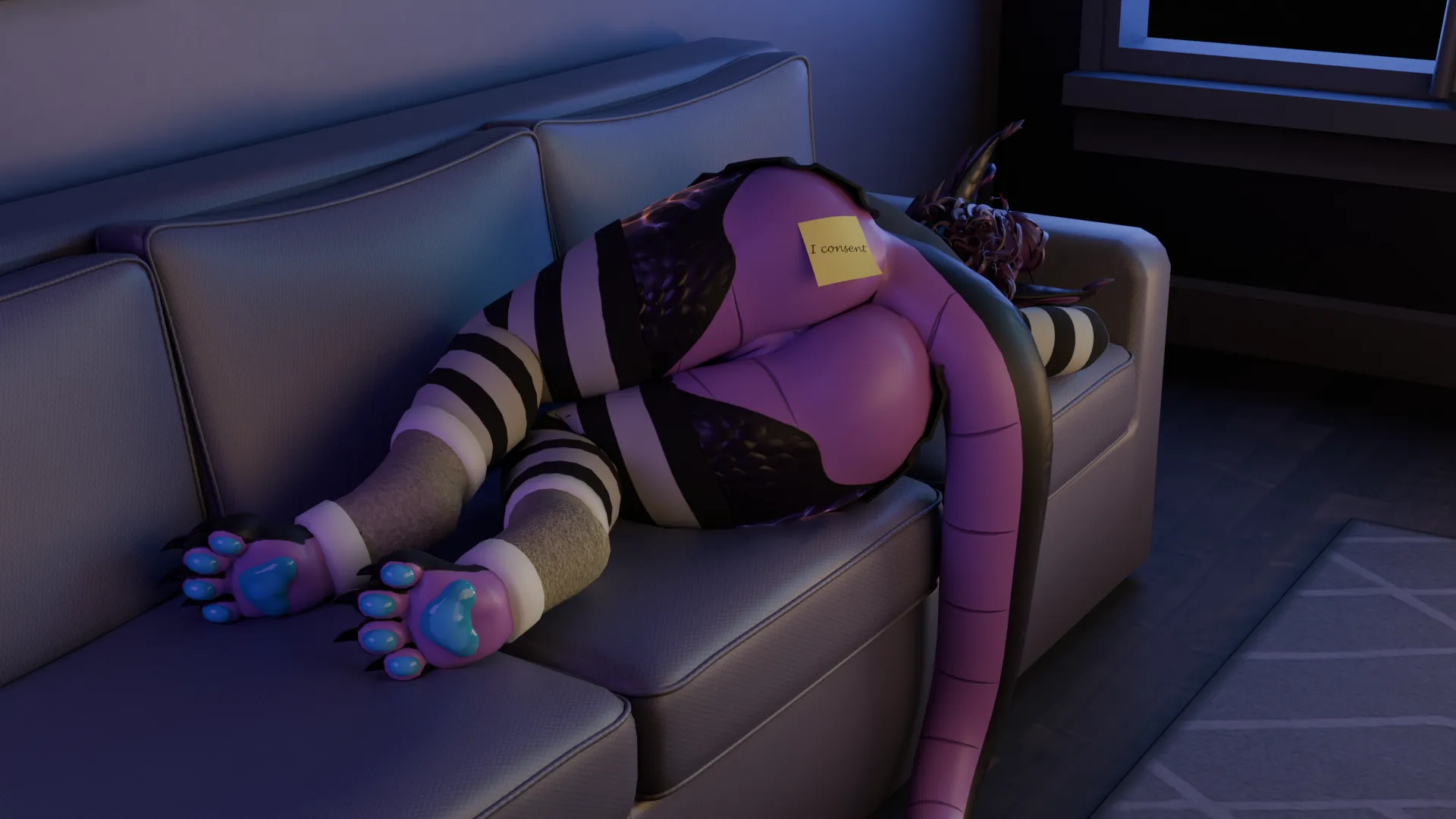 You come home to find your roommate like this. WYD? [F] (Volgon)