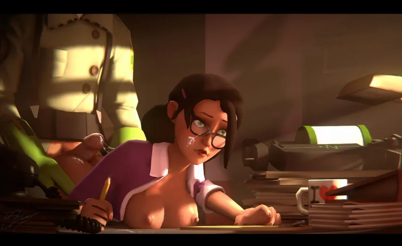 Pauling fucked by Green Medic by DrStrange