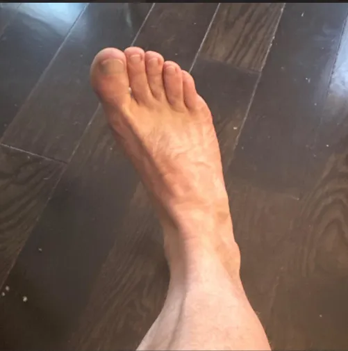 Fresh pedi want to rub them?