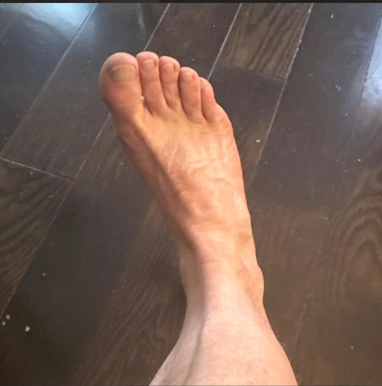 Fresh pedi want to rub them?