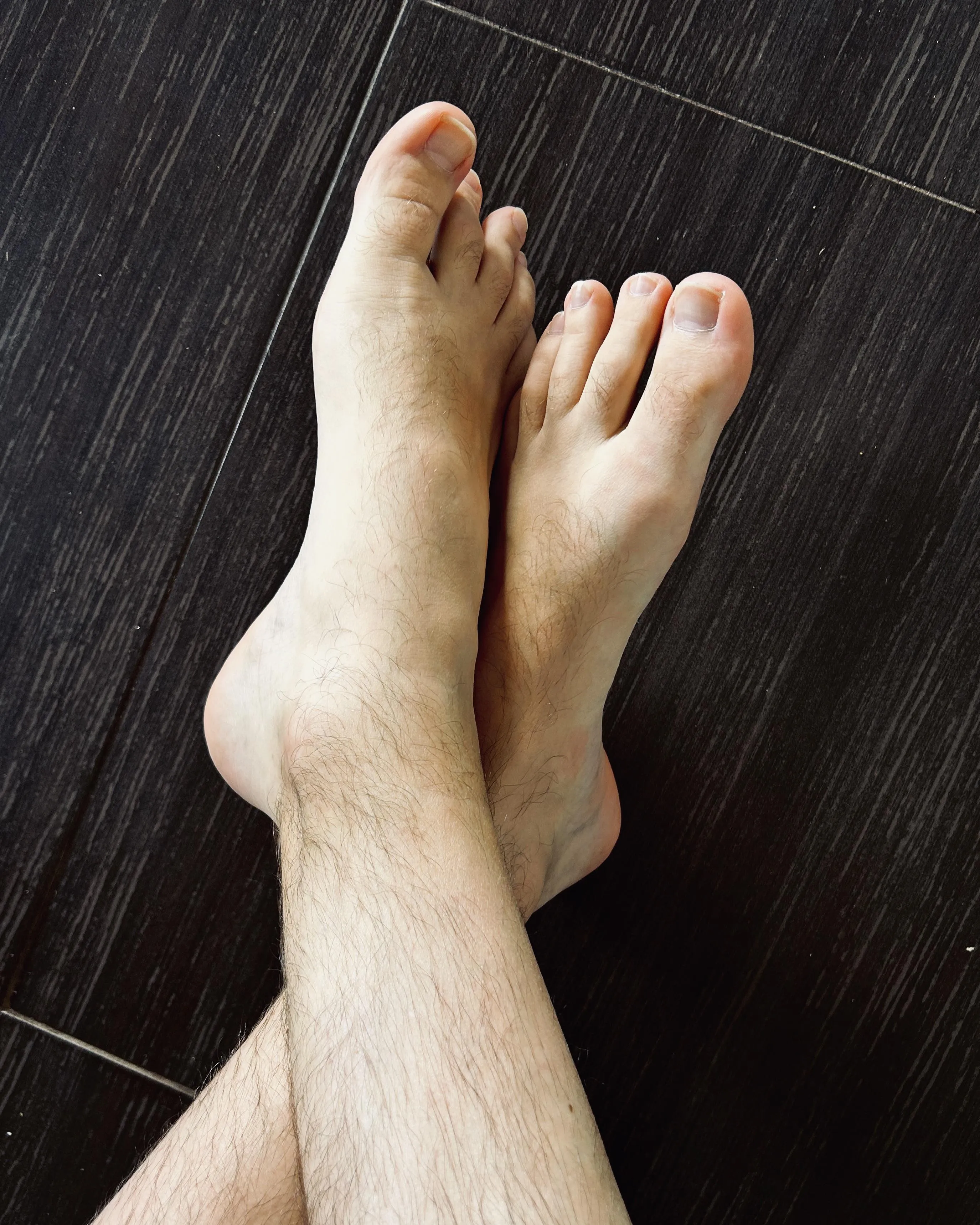 My hairy size 12s...