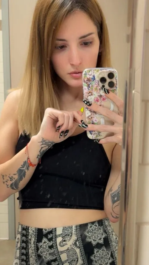 Oops, looks like the mirror needs some attention just like I do. Fix that, sweet boy.