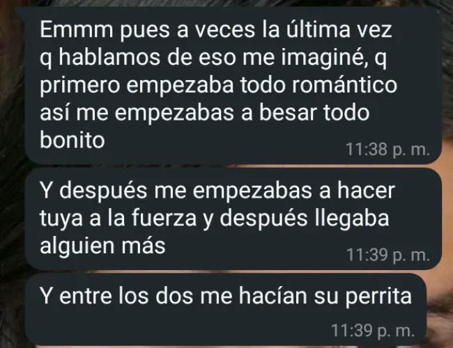 Quiero que se cojan a mi novia