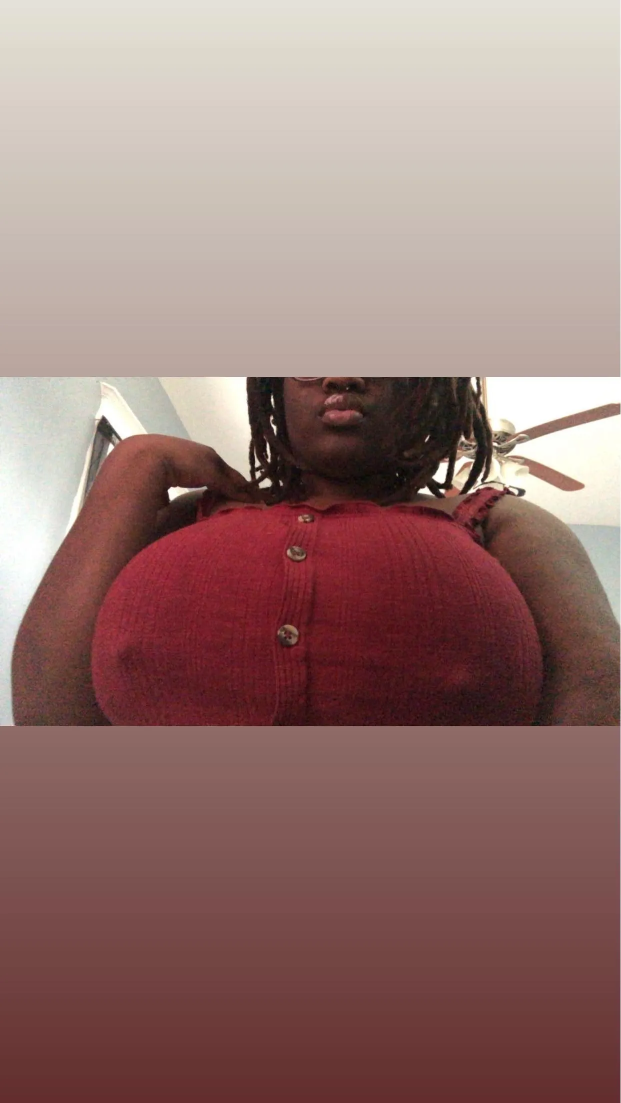 Something about a tiny tank top my big breasts just love