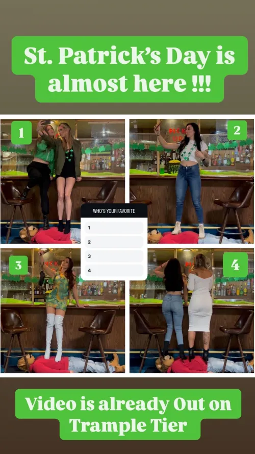 St Patrick’s Day at bar BallBusters