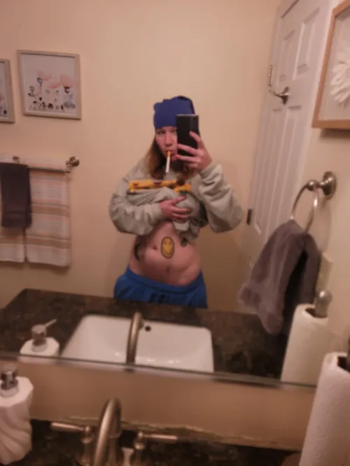 These cigarettes ain't taking away my belly