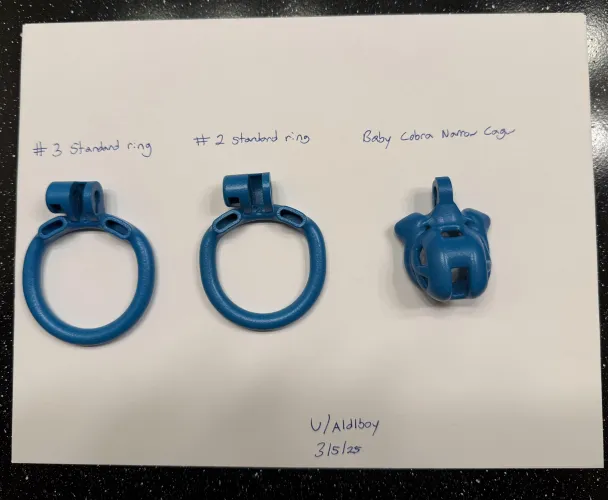 [US] [Baby cobra narrow cage, size 2 standard ring, and size 3 standard ring] [Sell]