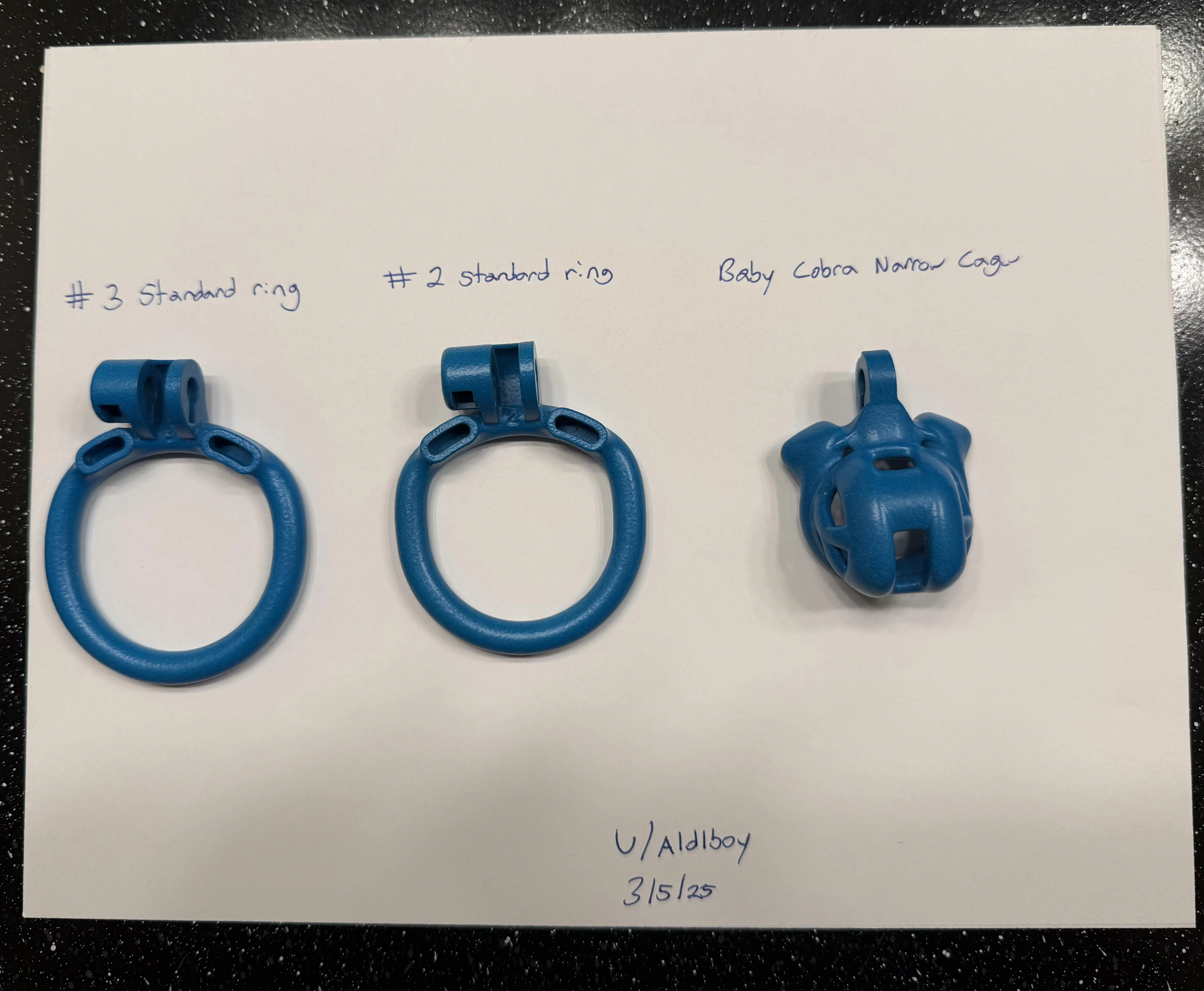 [US] [Baby cobra narrow cage, size 2 standard ring, and size 3 standard ring] [Sell]