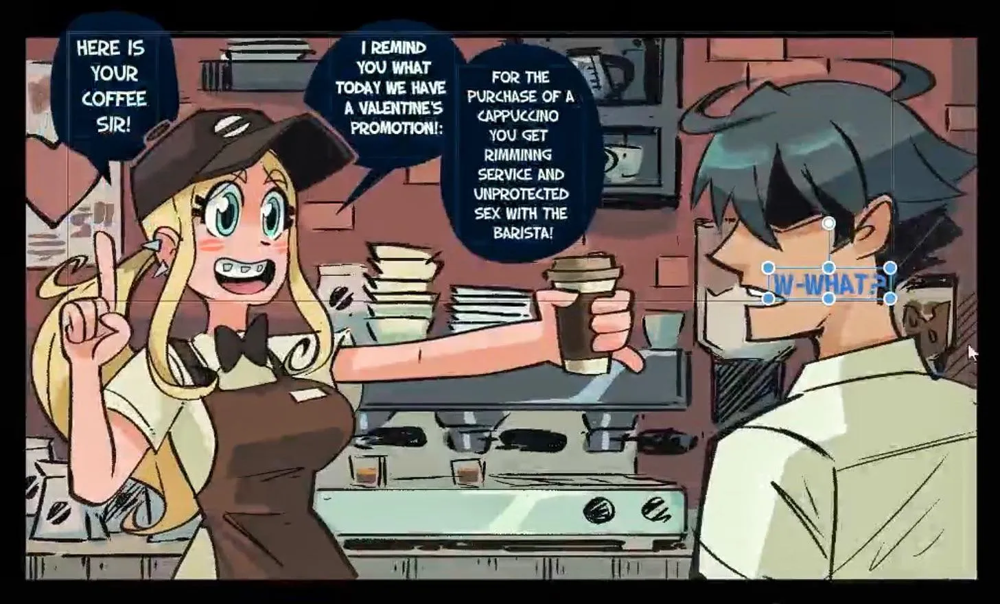 What kind of cafe is this?