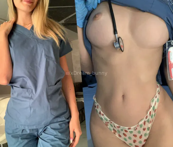 Would you like a check-up from this nurse?